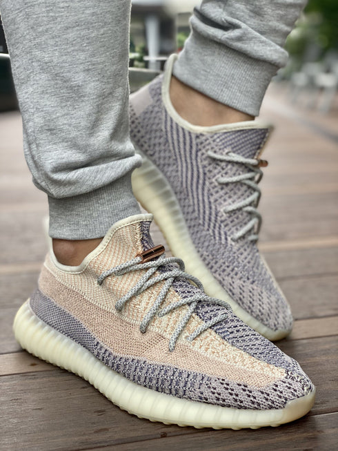 Yeezy Laces 3M Reflective Static Ash Pearl Cream Rope Laces